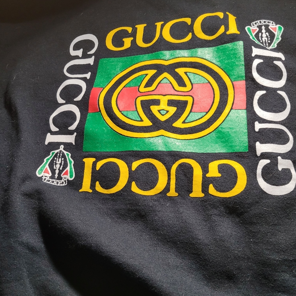 BOOTLEG GUCCI CREWNECK sz l